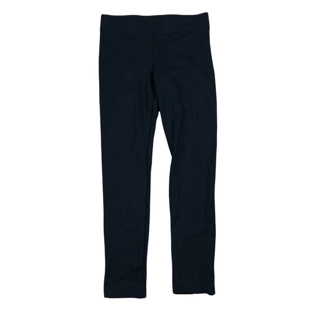CABI Black Ankle Zip Pull On Legging Pants Size Small Stretchy Zippers S